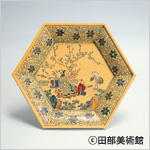 布志名林和靖六角鉢